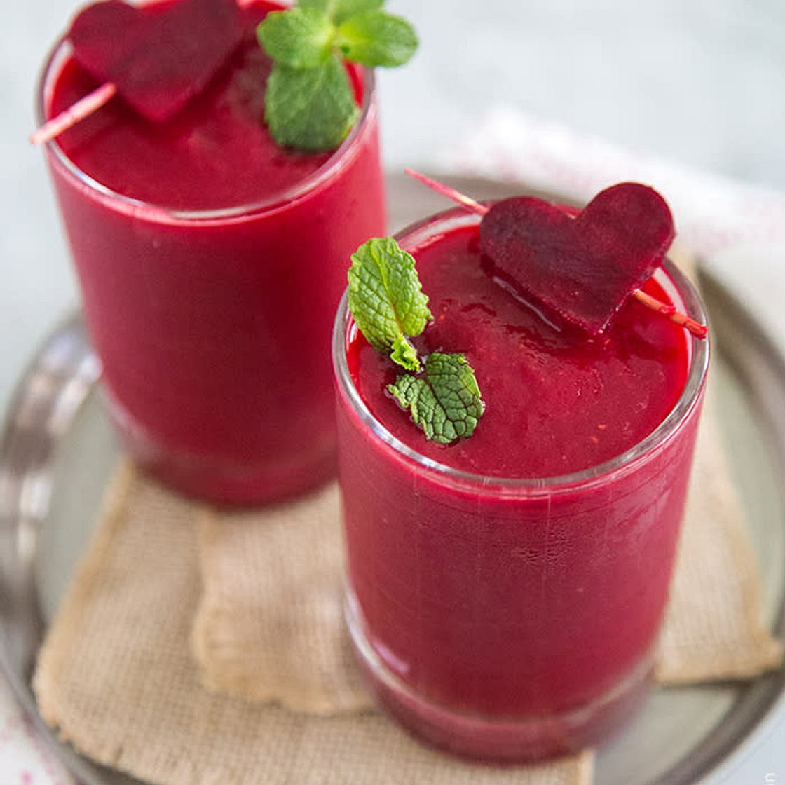 Hot Pink Breakfast Smoothie