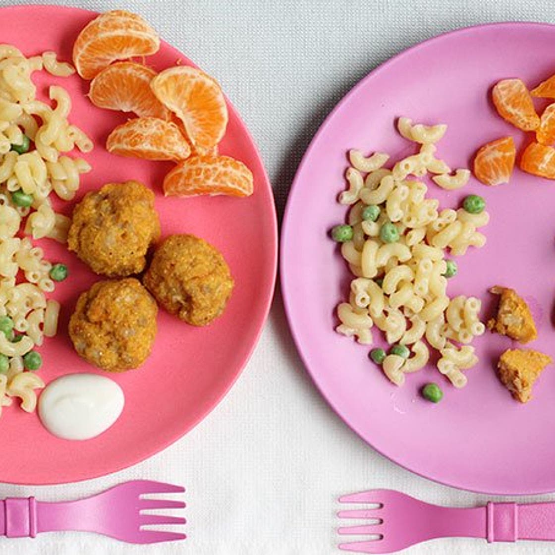 Baked Chicken Meatballs with Sweet Potato