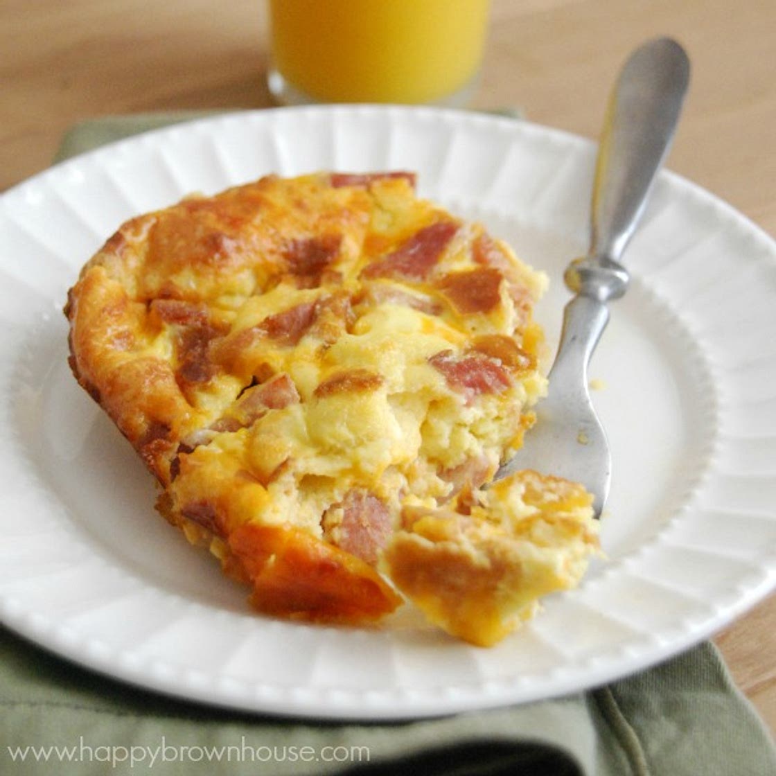 Ham, Egg, and Cheese Breakfast Casserole