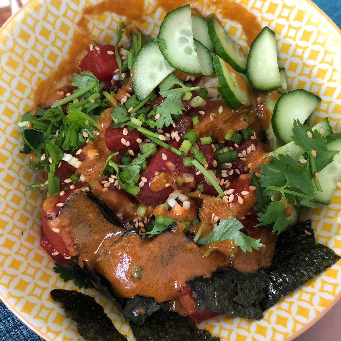 🍉 Watermelon Poke Bowl - Vegan and Refreshing