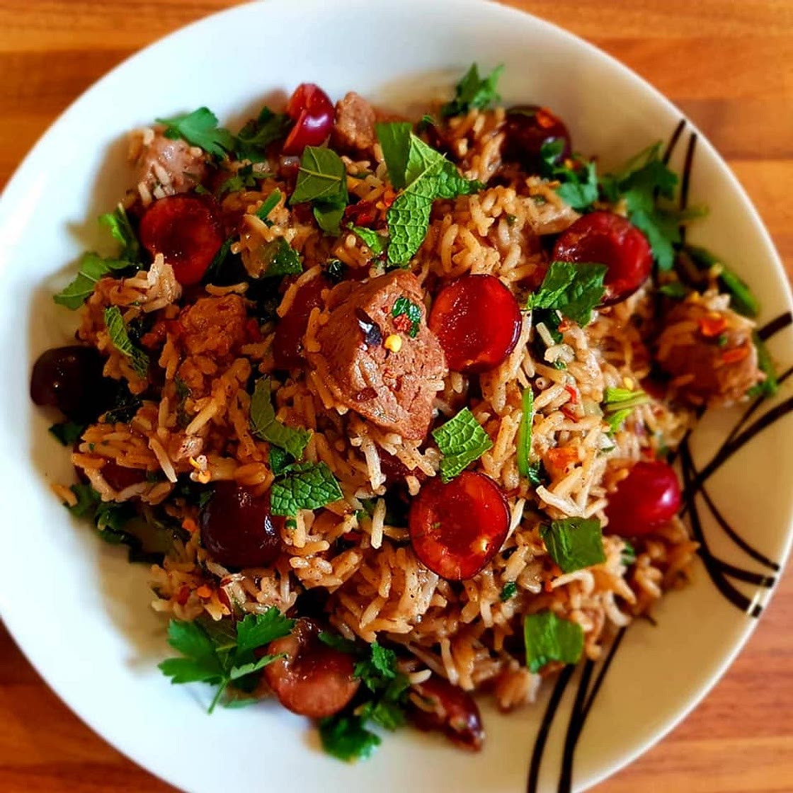 Lamb & Cherry Pilaf
