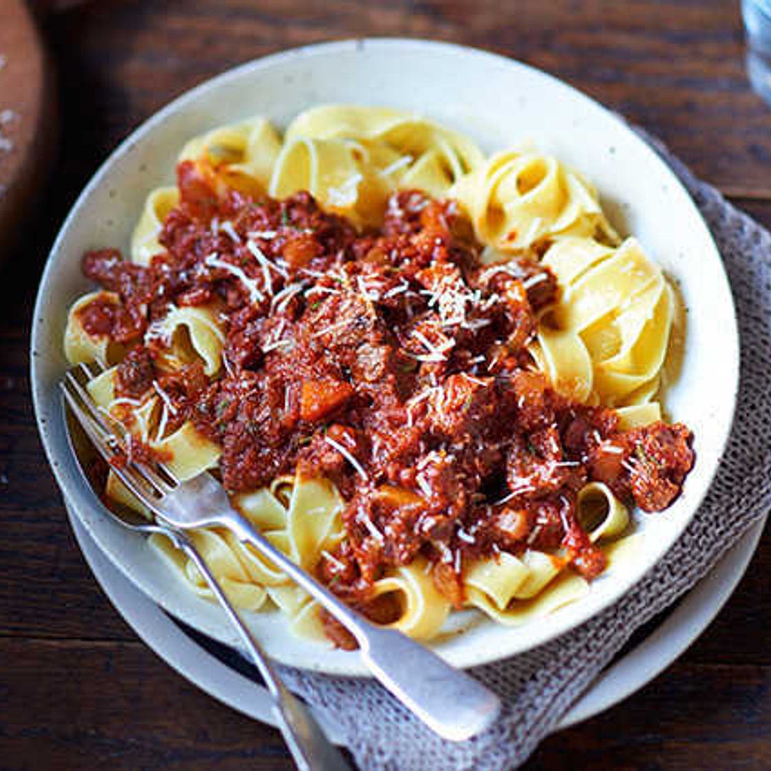 Slow-cooker beef ragu with pappardelle