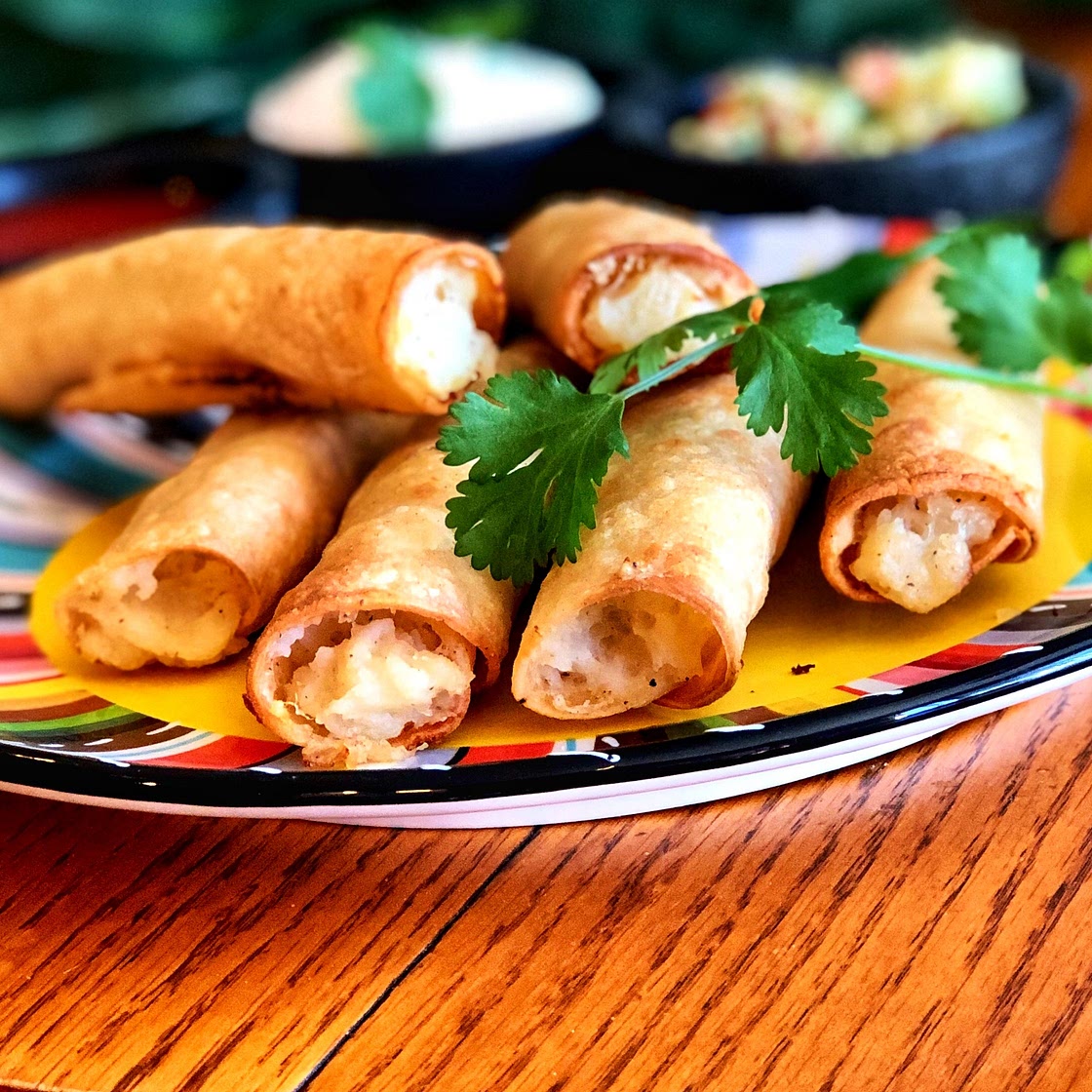 Vegan Air Fryer Taquitos