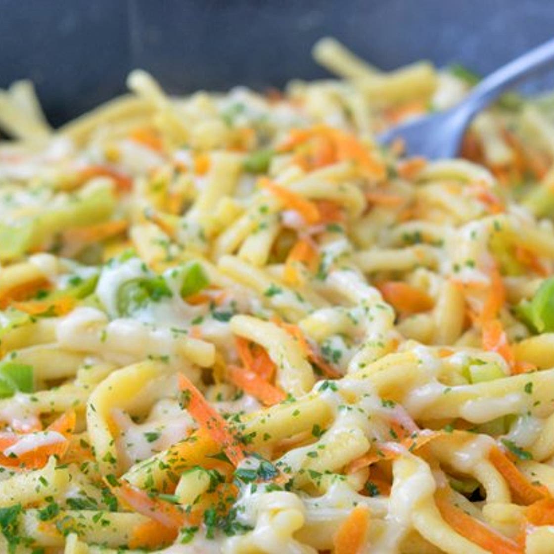 Vegetarische Spätzlepfanne