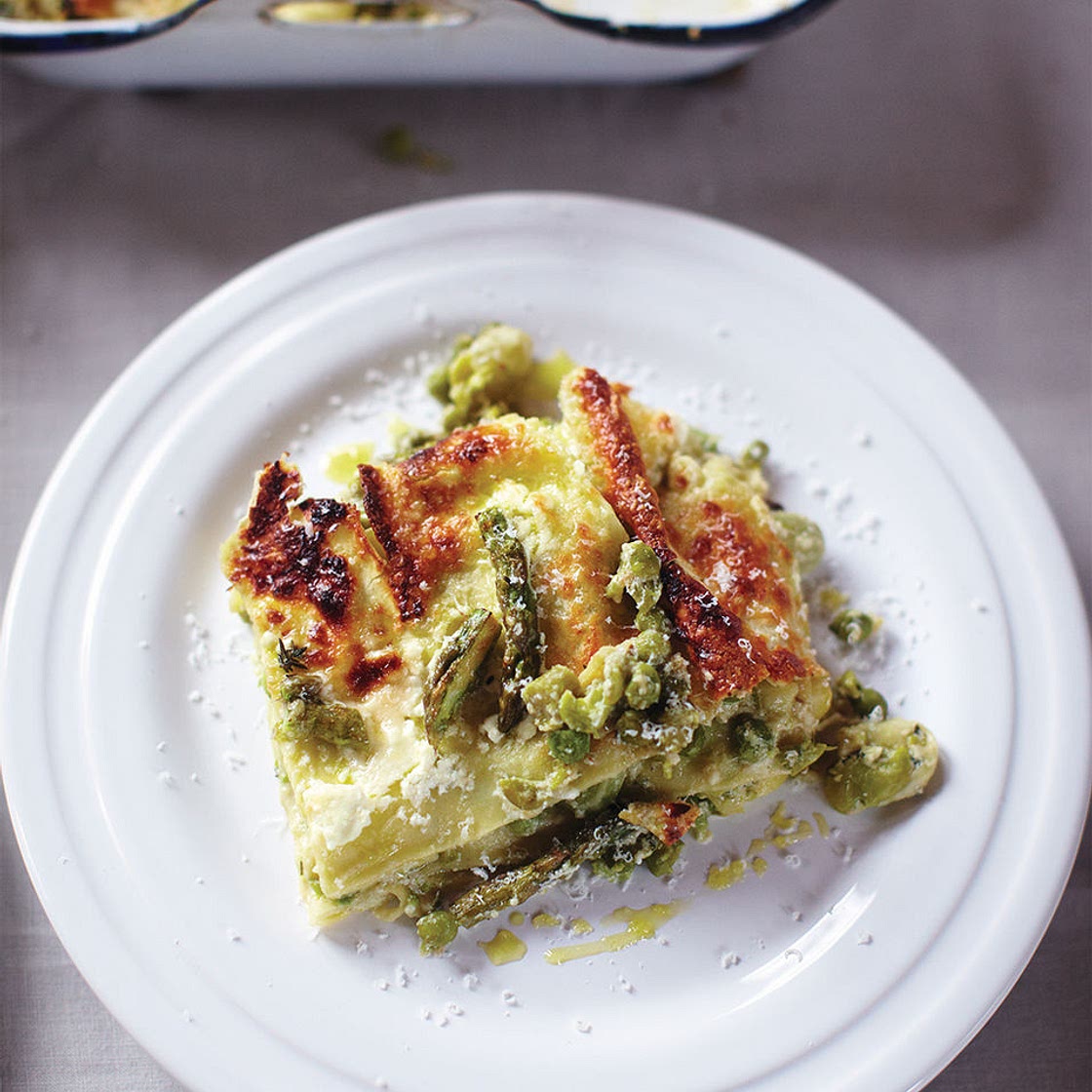 Summer veg lasagne