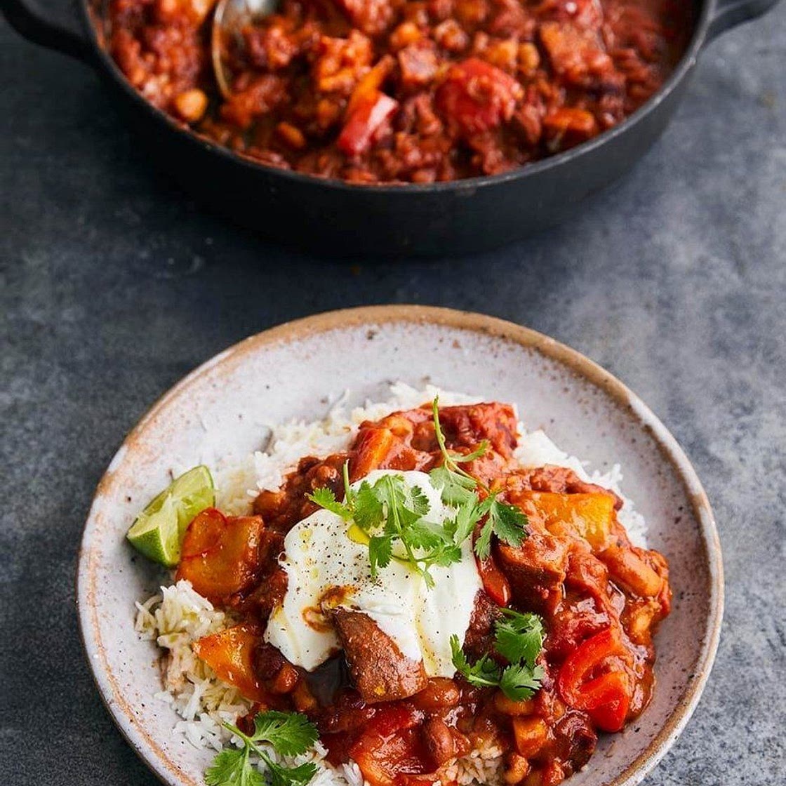 Versatile veggie chilli