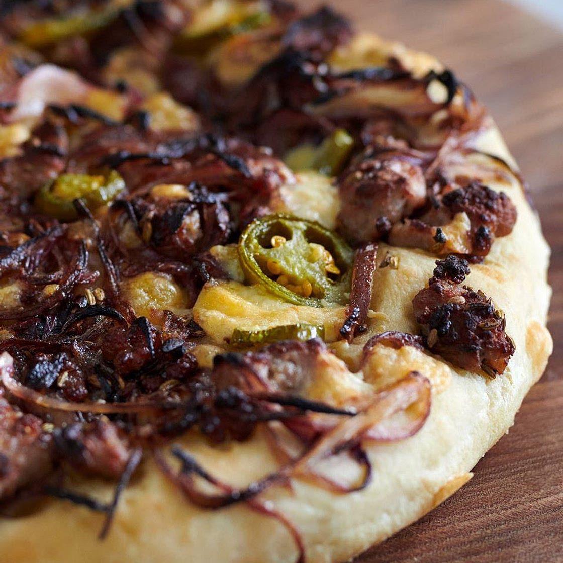 Cheat’s deep-pan pizza