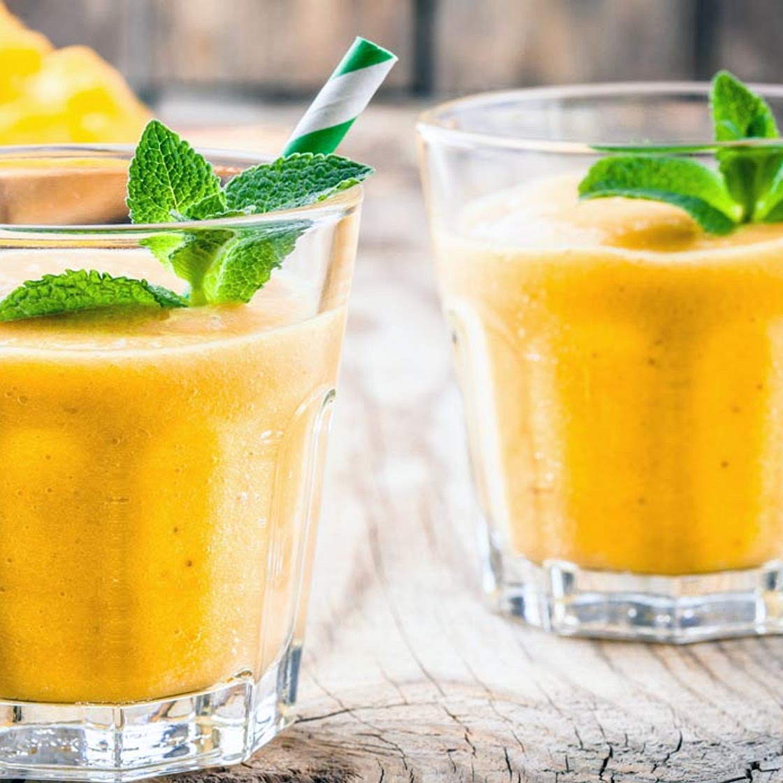 Frullato di mango e noci