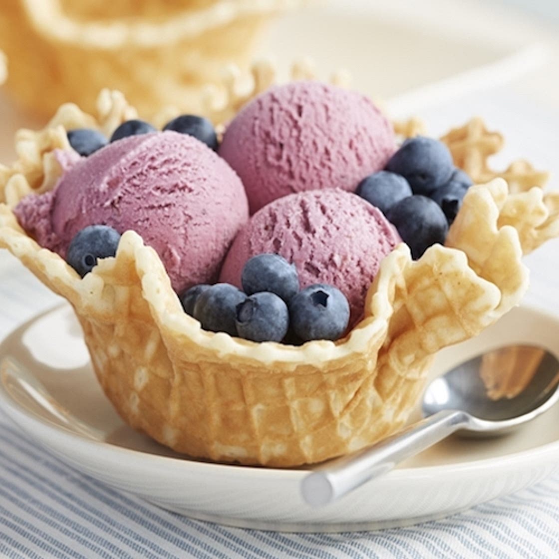 Gelato di mirtilli