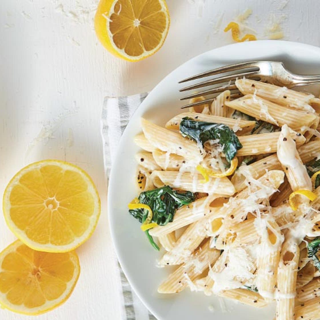 Recetas de pastas italianas: penne al limón