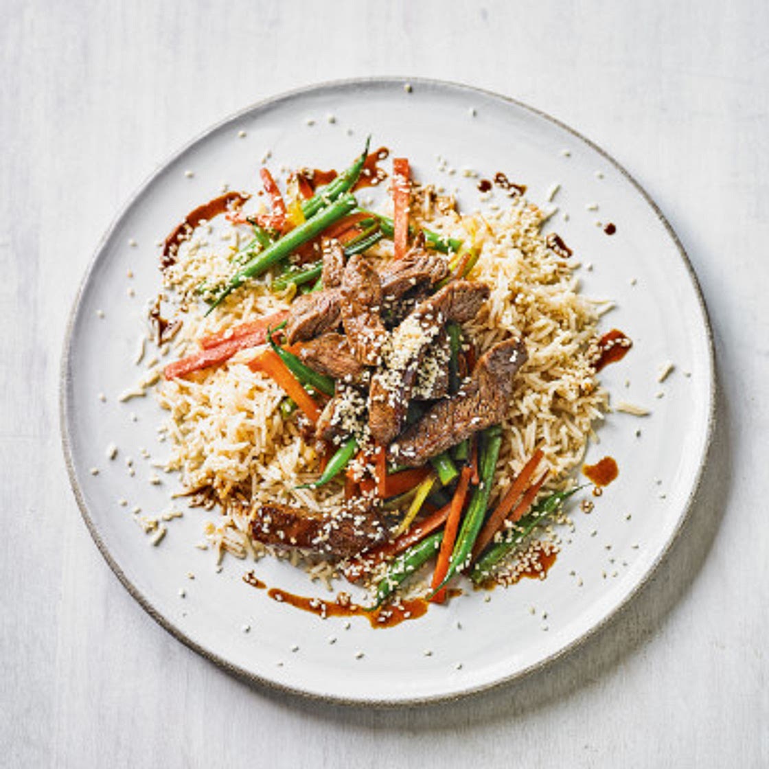 Korean-style steak & rice bowl