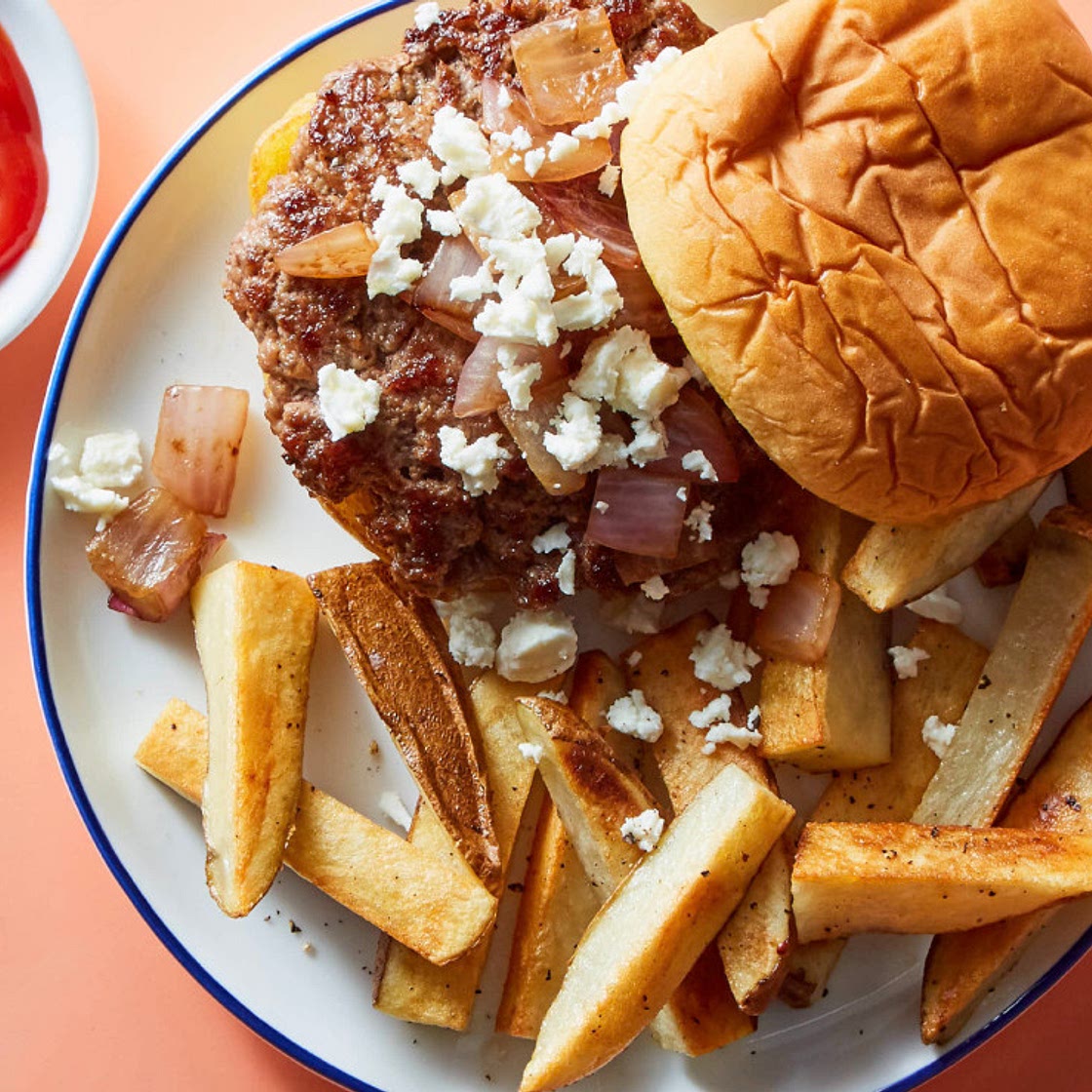 Onion & Feta Burger