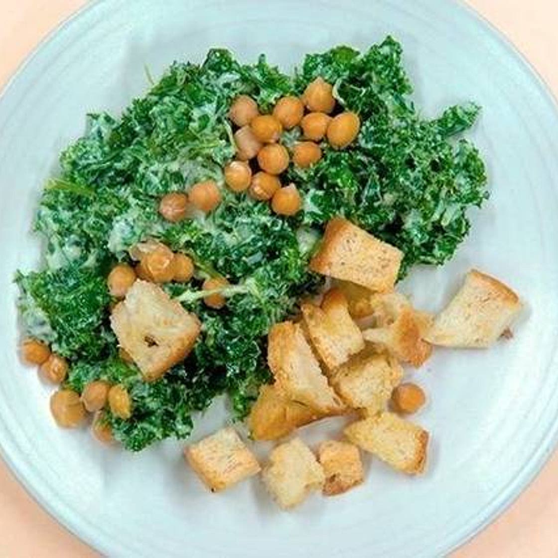 Vegan Caesar salad