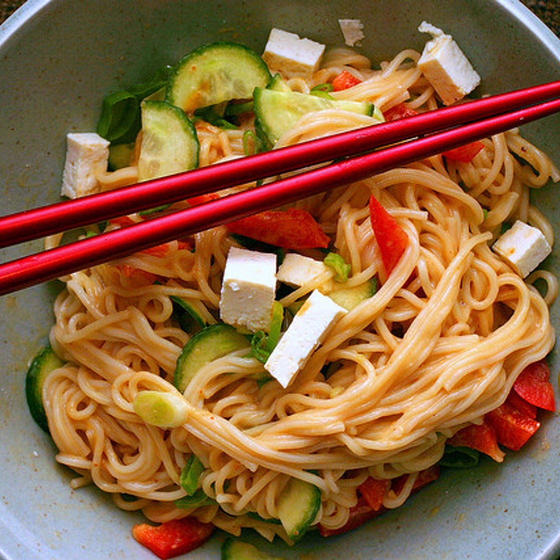 peanut sesame noodles