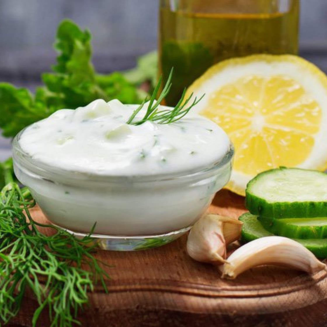 Salsa tzatziki griega
