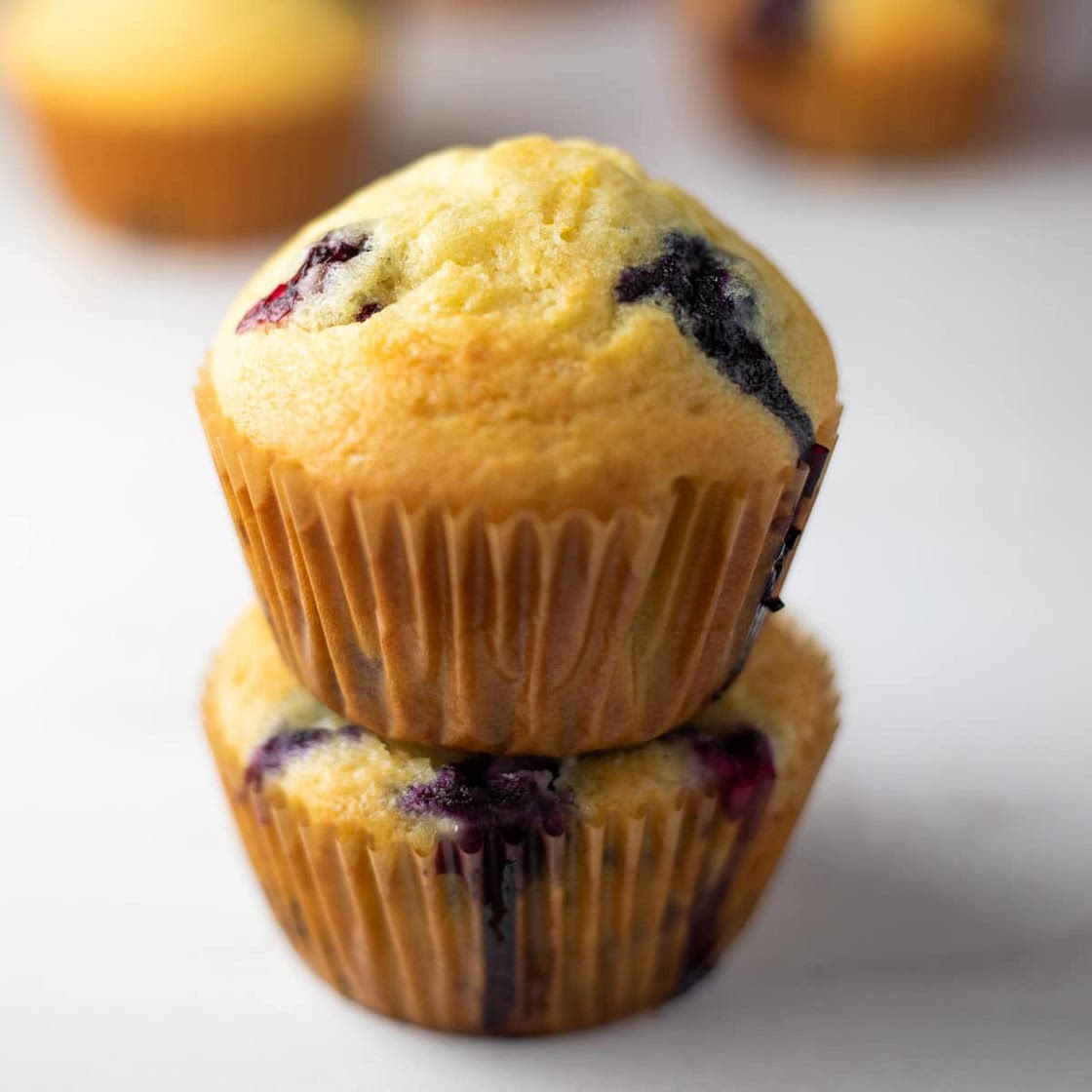 Easy Lemon Blueberry Muffins