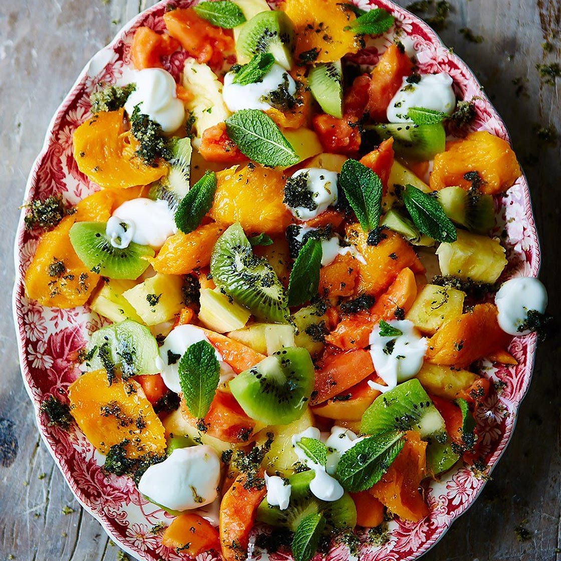 Tropical fruit salad