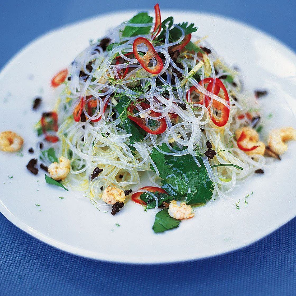 Fresh Asian noodle salad