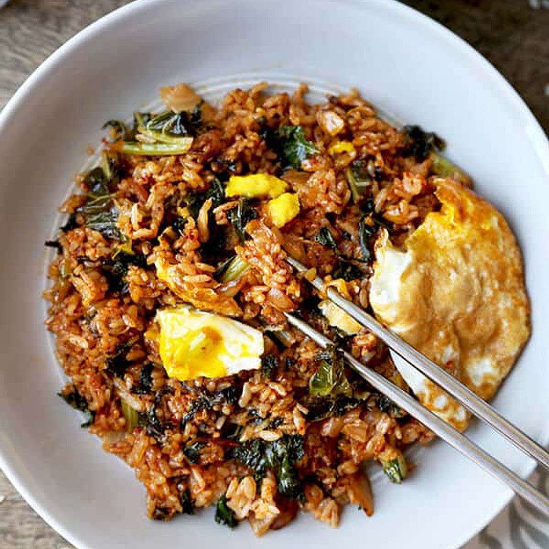Kimchi Fried Rice - Kimchi Bokkeumbap