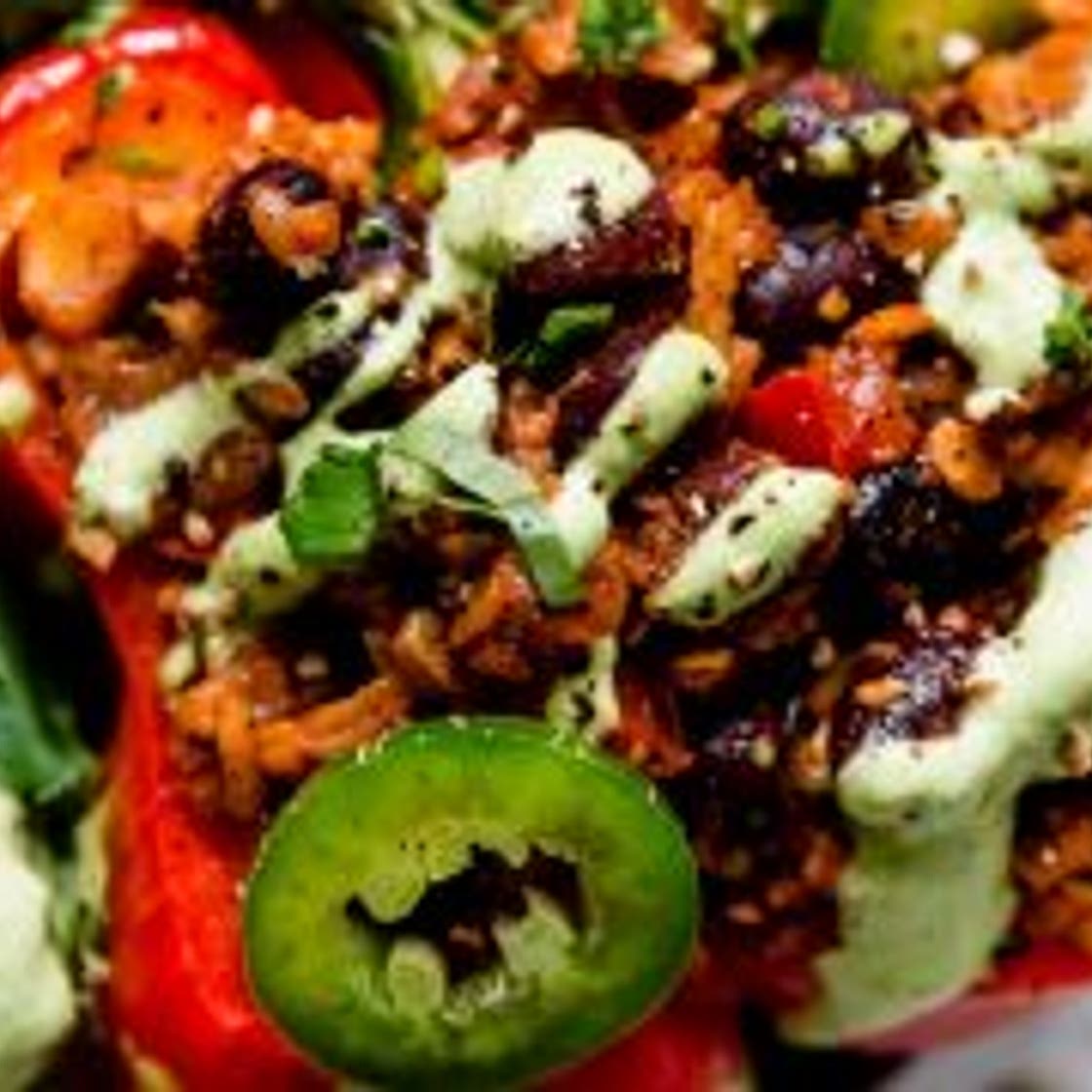 Easy Vegan Stuffed Peppers