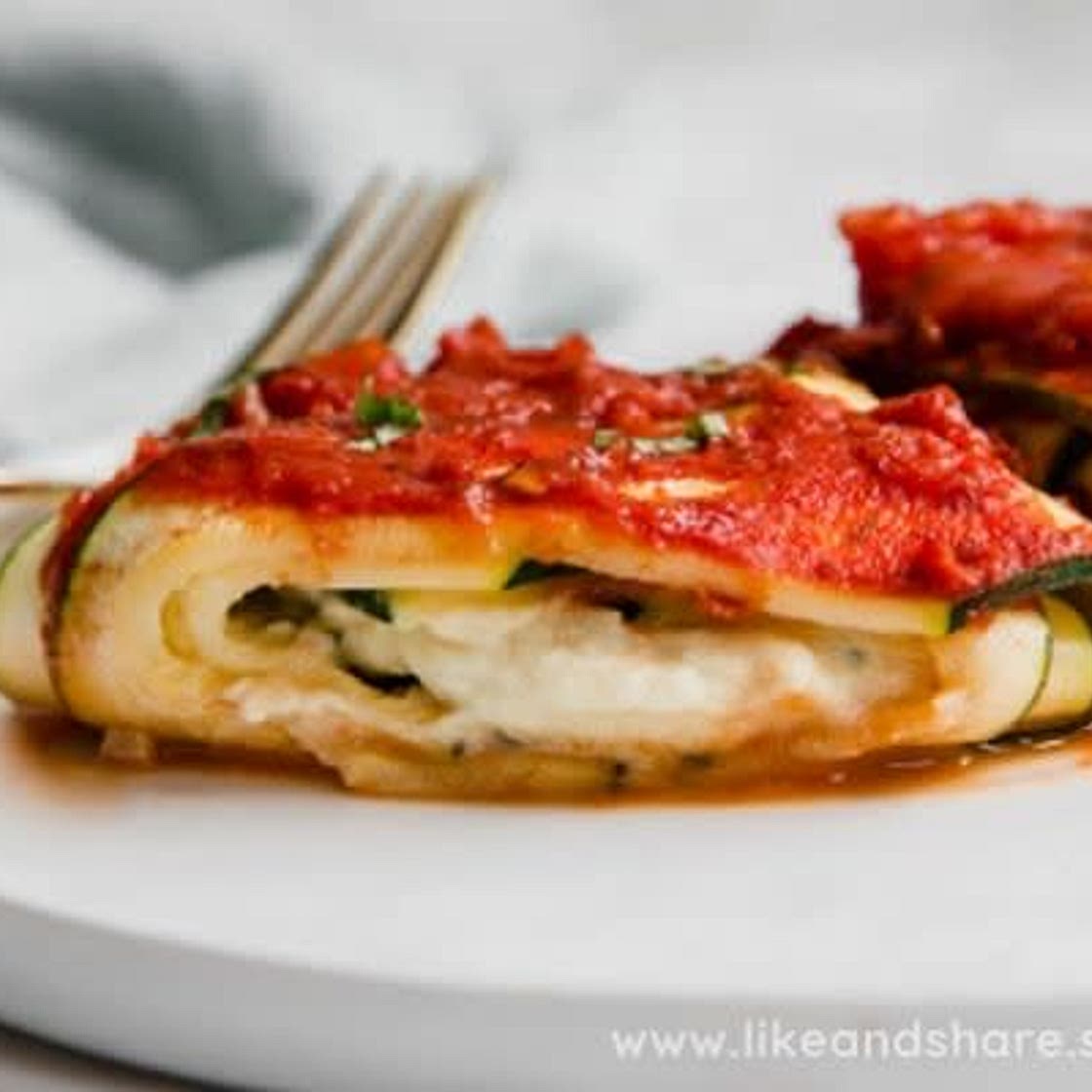 Vegan Ricotta Zucchini Ravioli (gluten free, oil free)