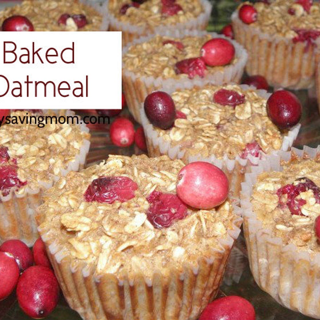 Portion-Sized Freezer-Friendly Baked Oatmeal