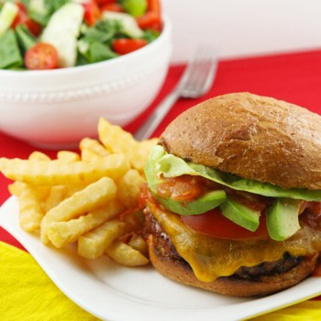 Spicy Avocado Turkey Burgers