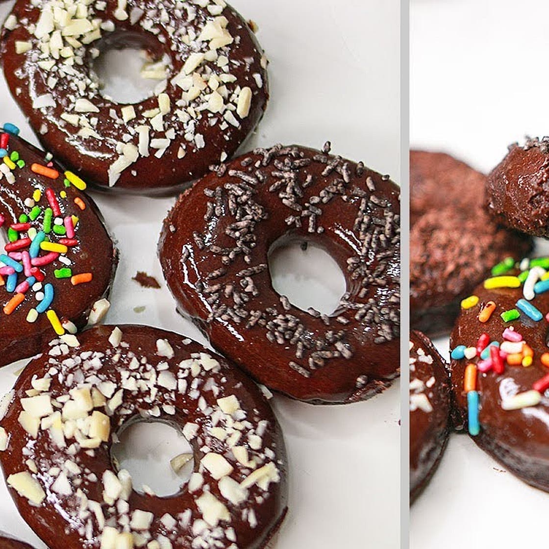Chocolate Doughnuts | Eggless Doughnut | Chocolate Donut Recipe | Yummy Donuts