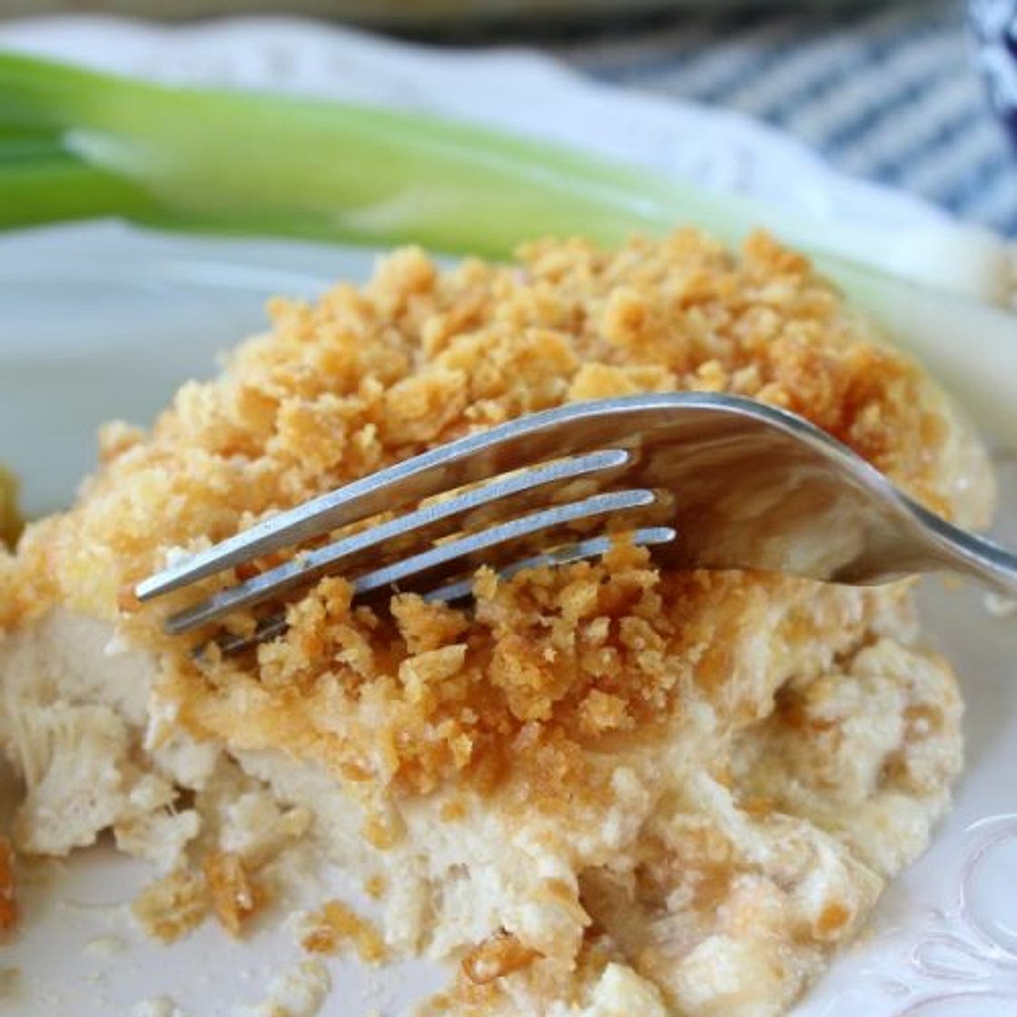 Ritz Cracker Chicken Bake
