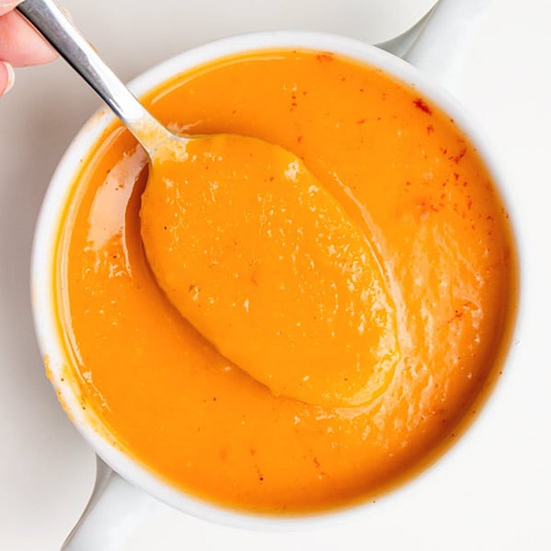 Roasted Butternut Squash Soup with Apple
