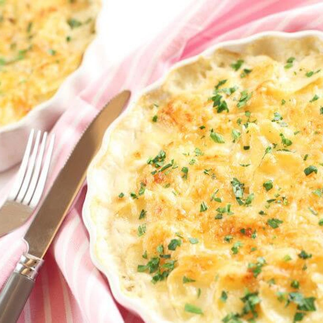 Süsskartoffel Pastinaken Gratin Rezept