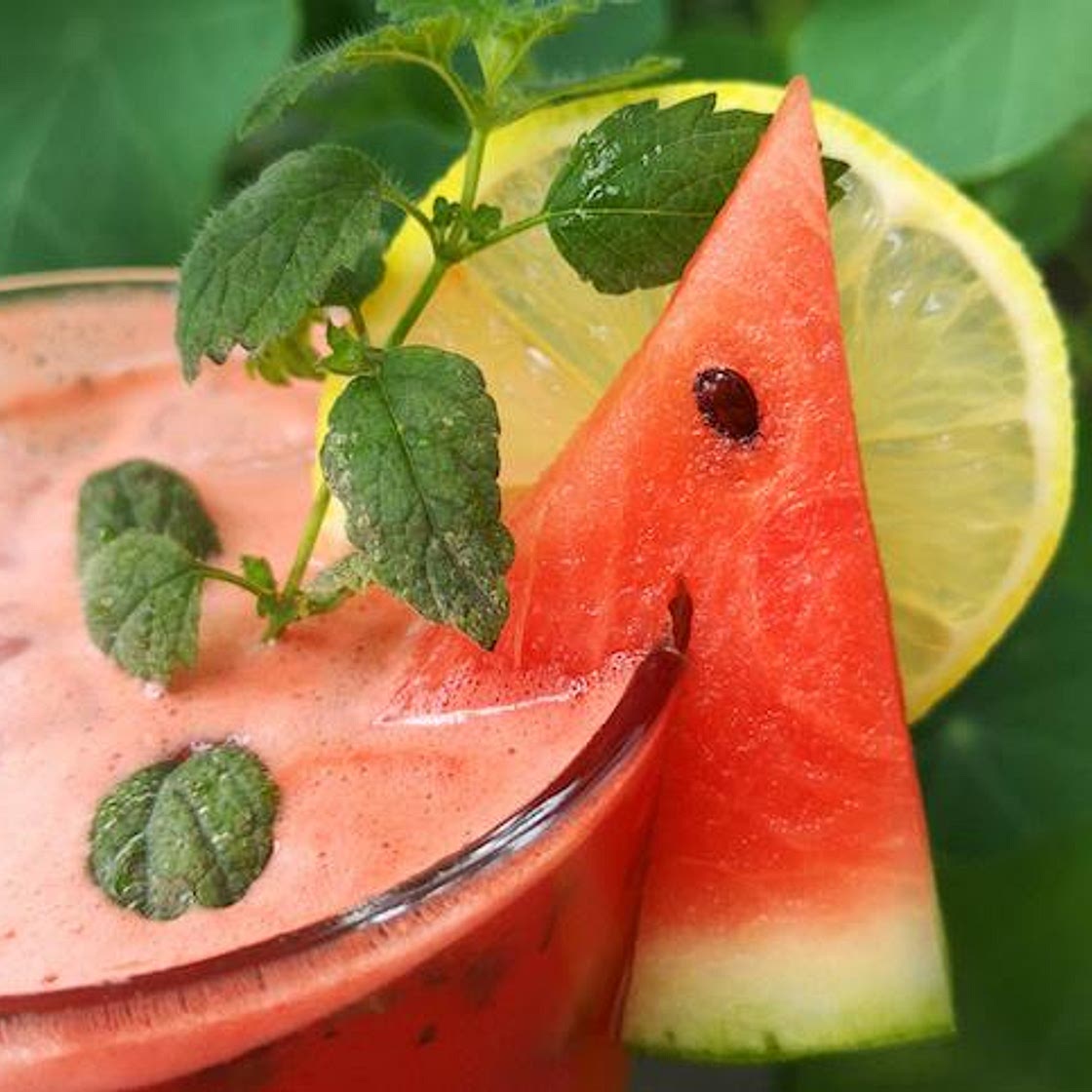 Alkoholfreier Wassermelonen-Cocktail