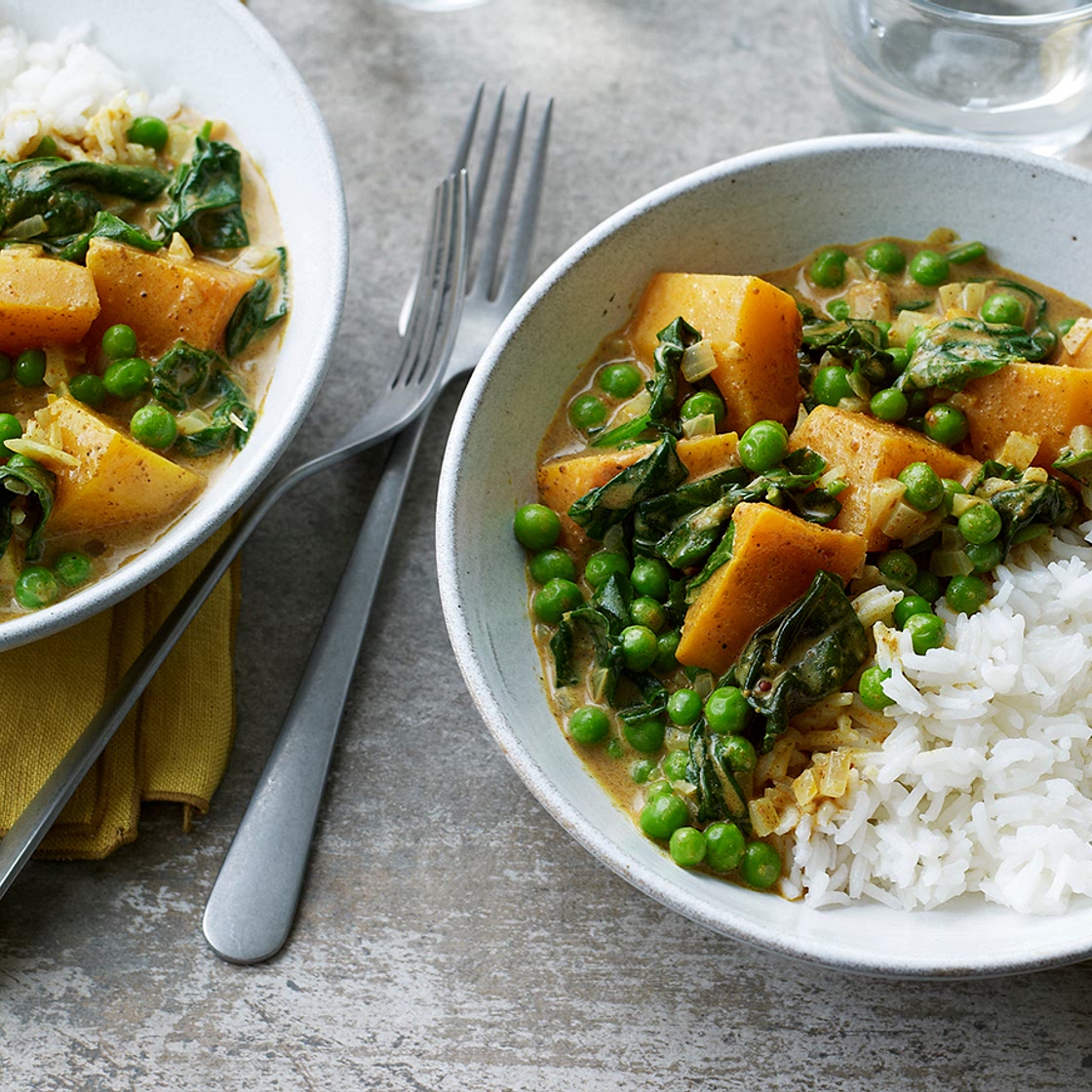 Microwave vegetable curry