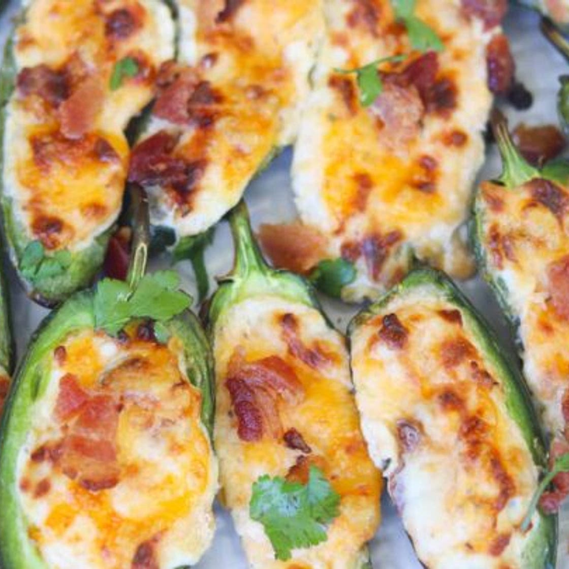 Cream Cheese Jalapeno Poppers Recipe with Bacon (Oven+Air Fryer)