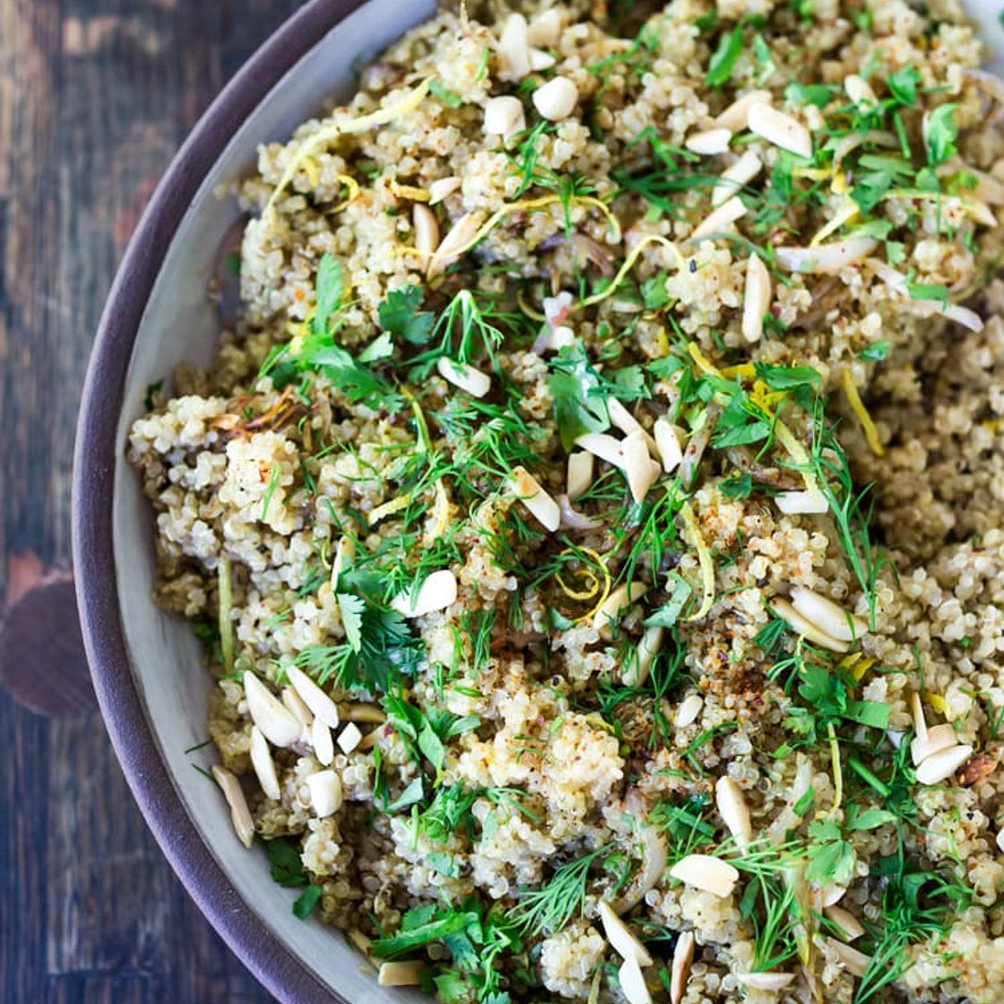 Everyday Quinoa Recipe with Lemon, Shallots and Herbs