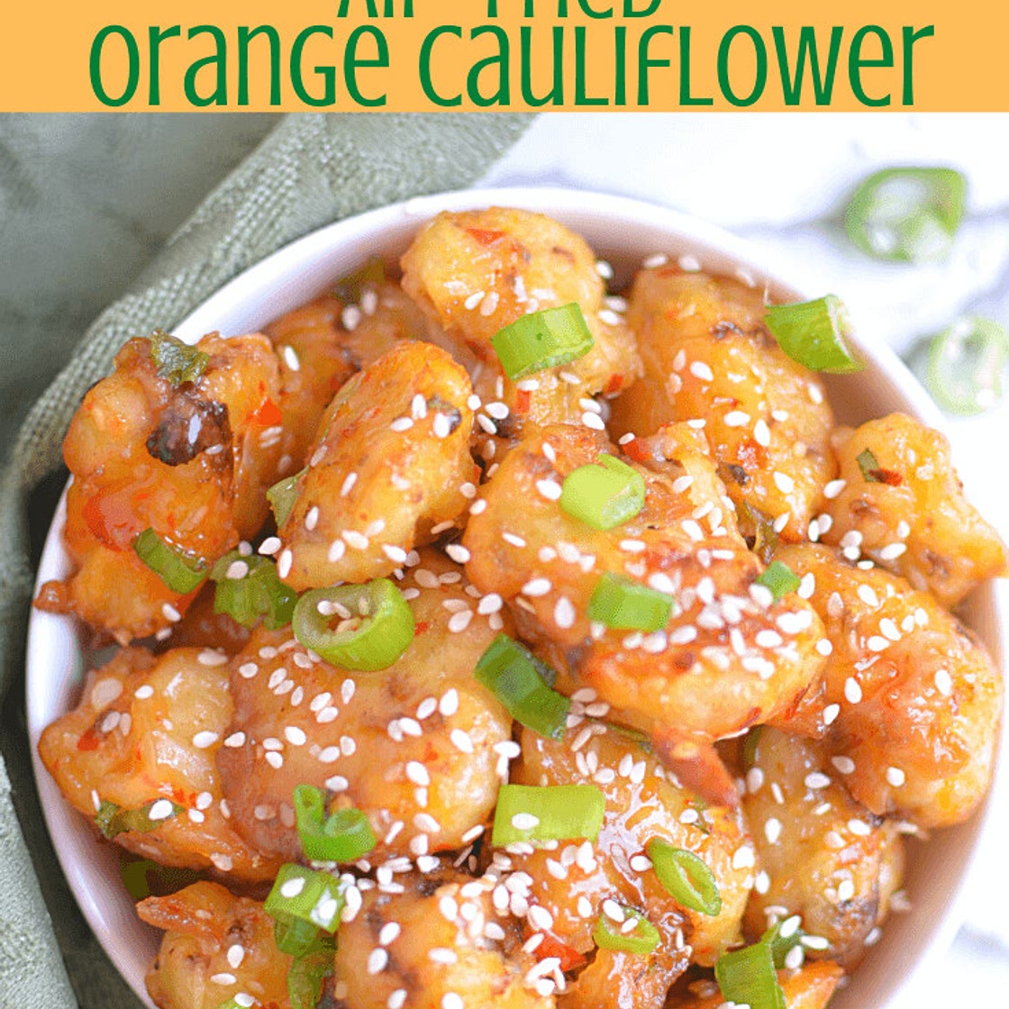 Asian Orange Cauliflower