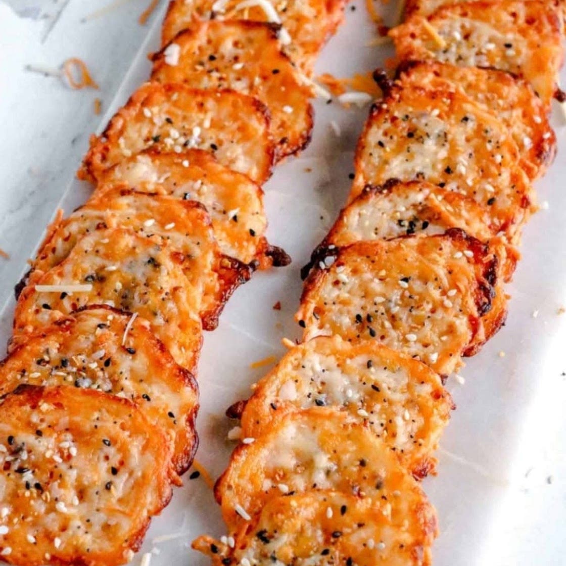 Keto Everything Bagel Cheese Chips
