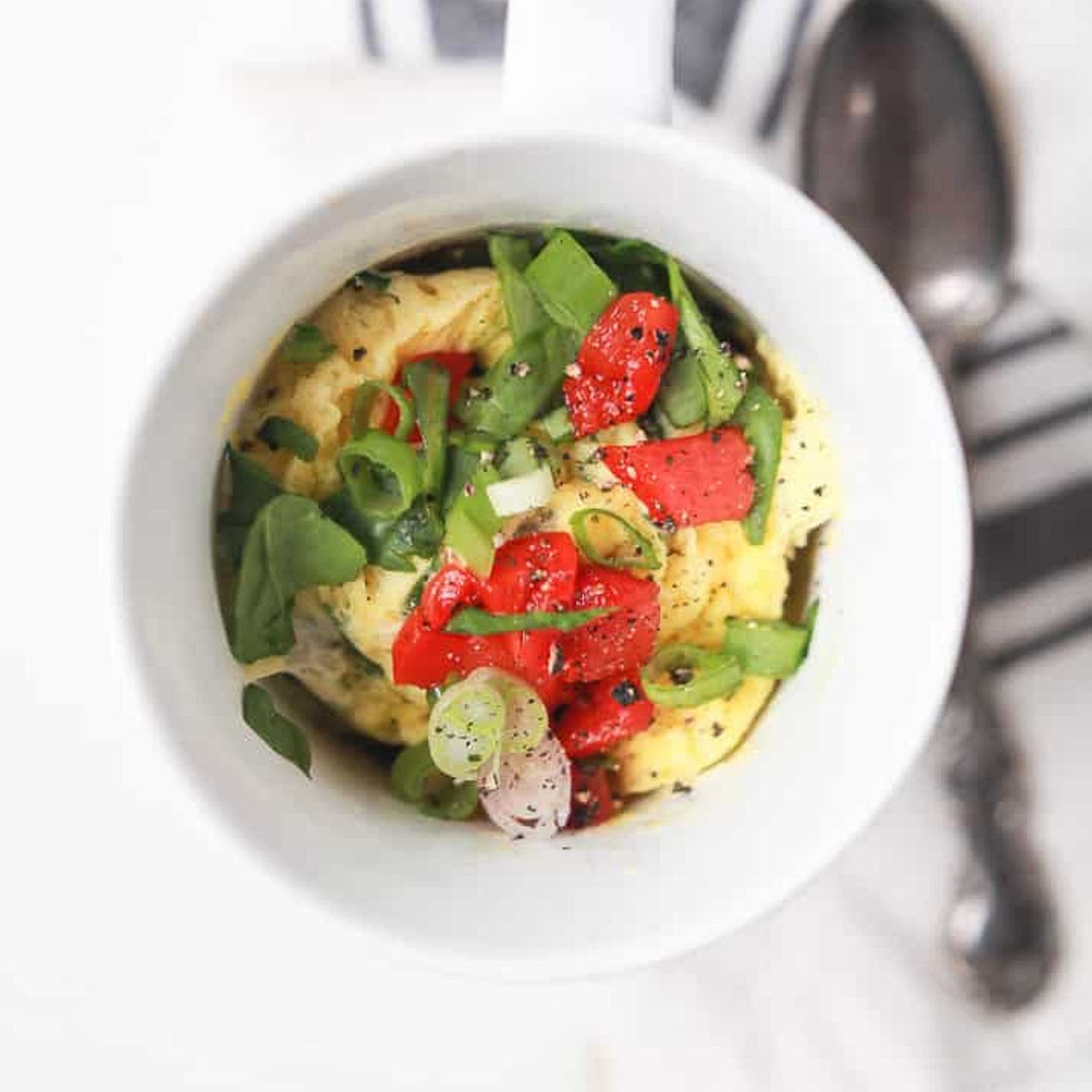 2 Minute Egg Omelet in a Mug