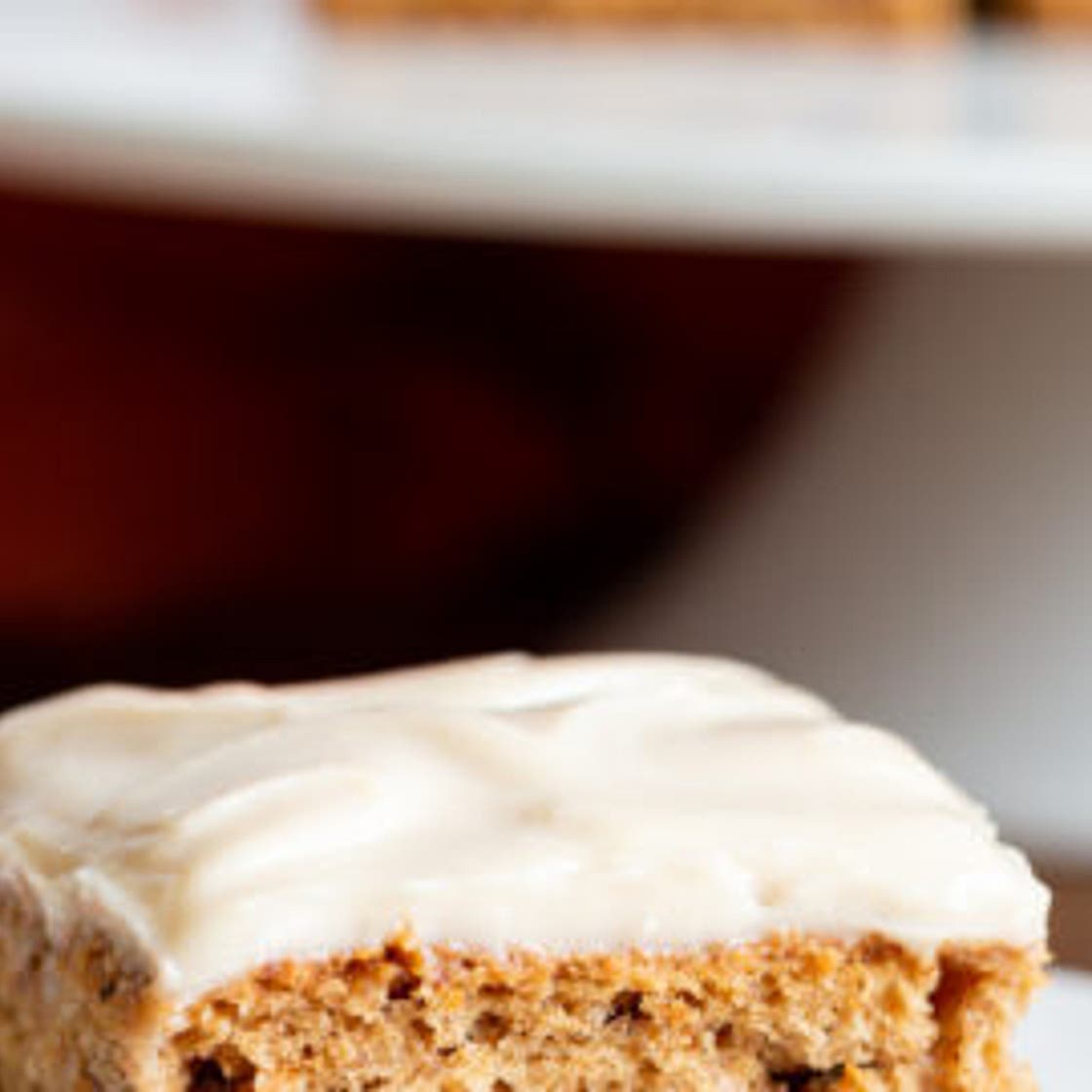 Vegan Spice Cake with Cream Cheese Frosting
