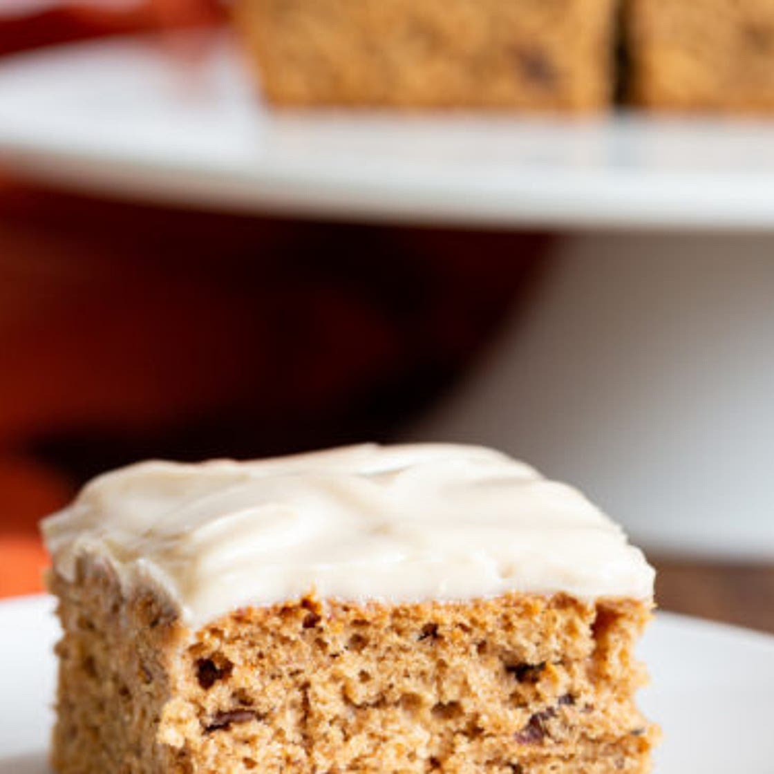 Vegan Spice Cake with Cream Cheese Frosting