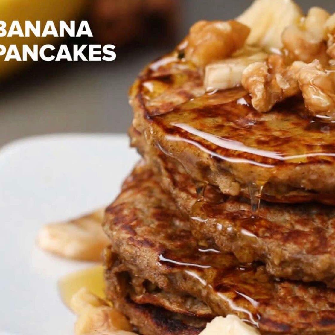 Healthy Banana Pancakes