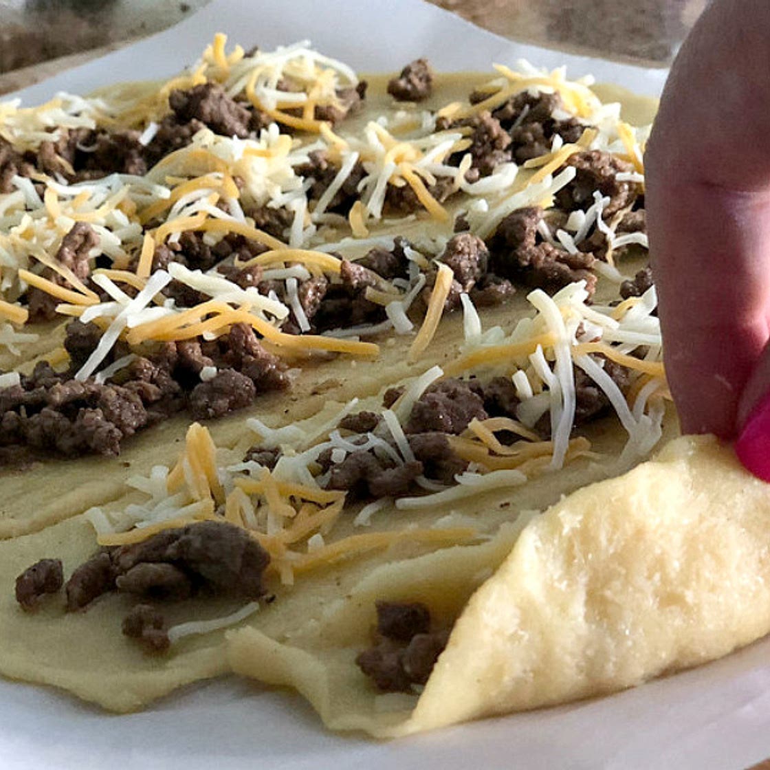 Keto Taco Stuffed Breadsticks