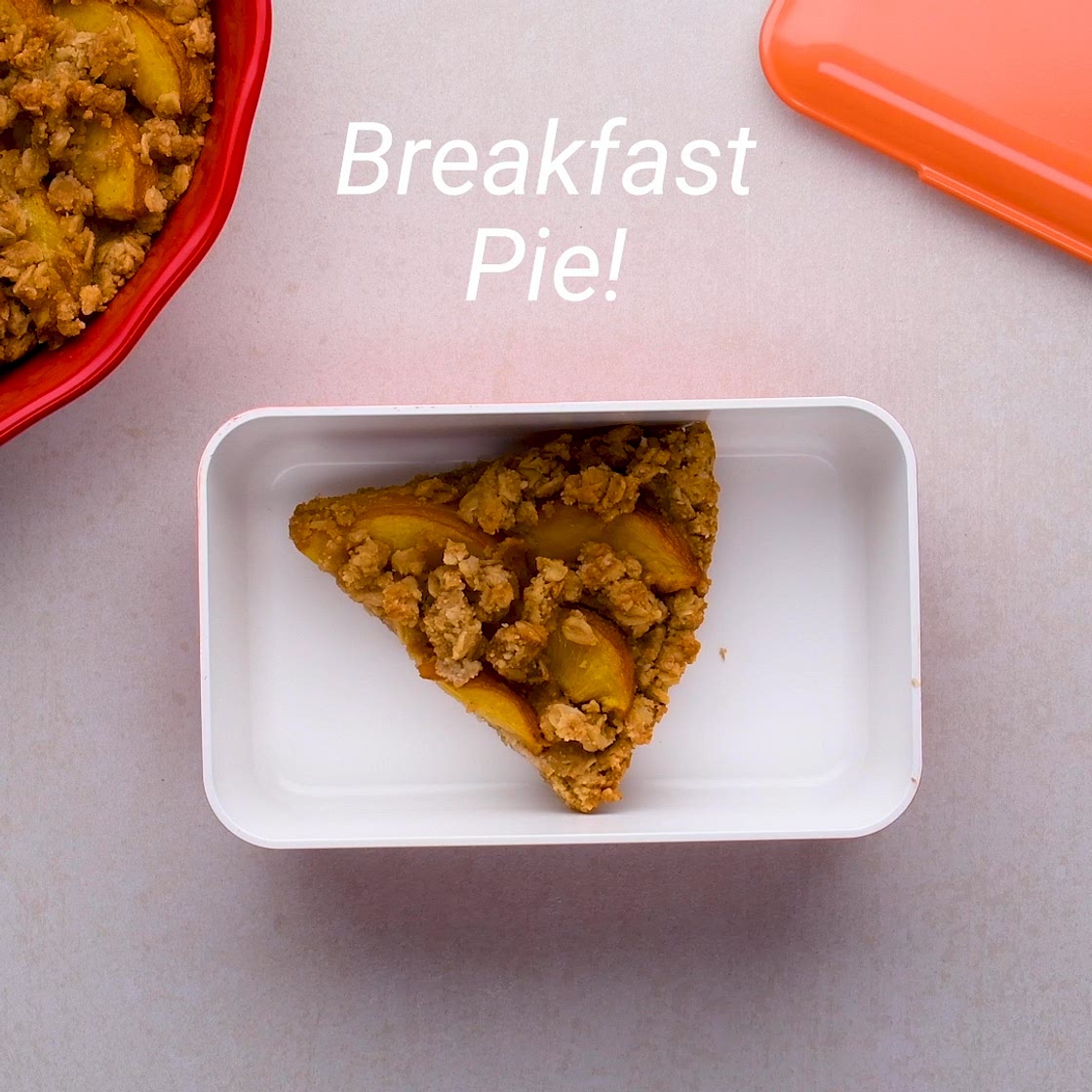 Peach Breakfast Pie