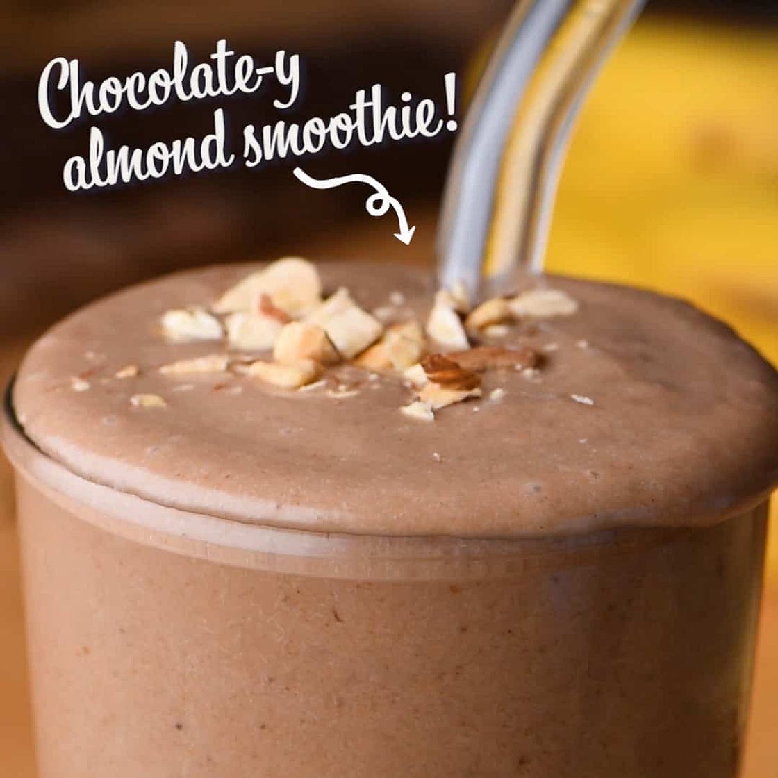 Chocolate Almond Butter Smoothie