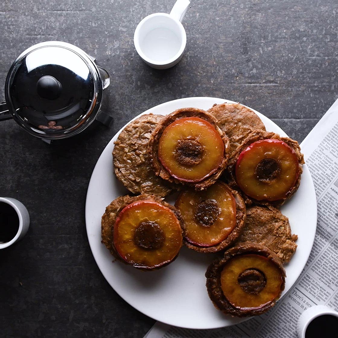Caramelized Apple Upside-Down Cookies For Breakfast? Absolutely!