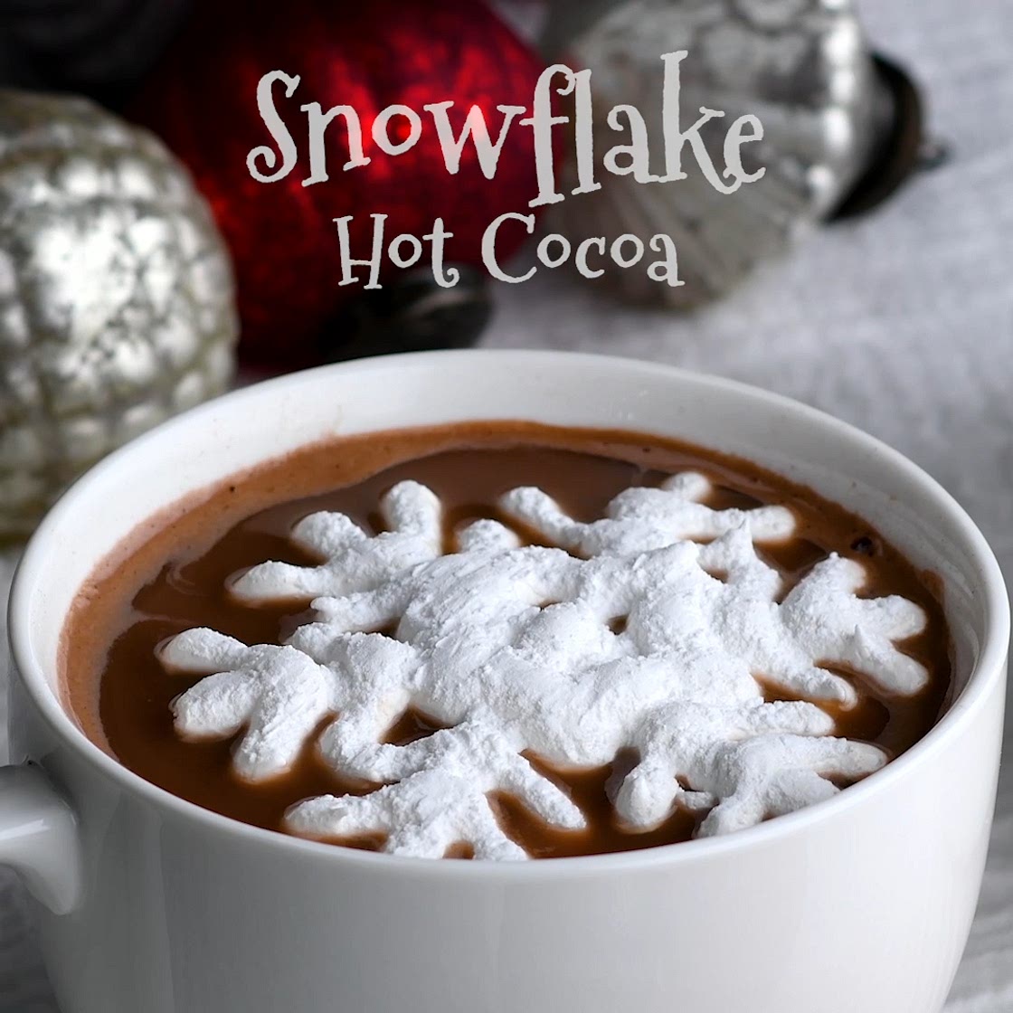 Snowflake Meringues