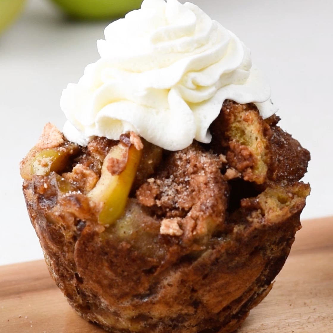 Crunchy Apple French Toast Cup