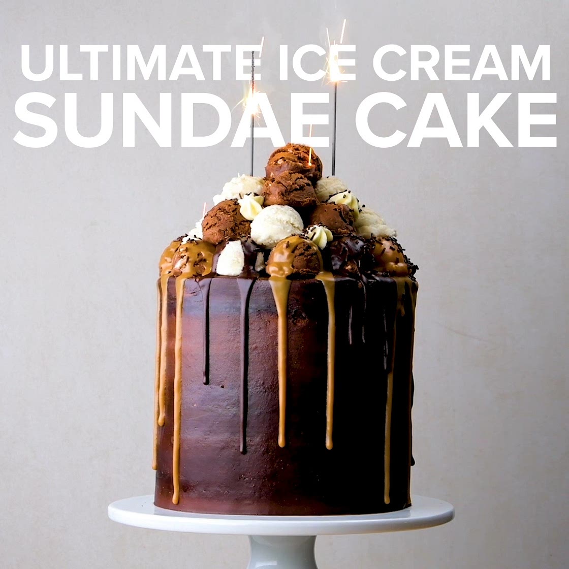 Ultimate Ice Cream Sundae Cake