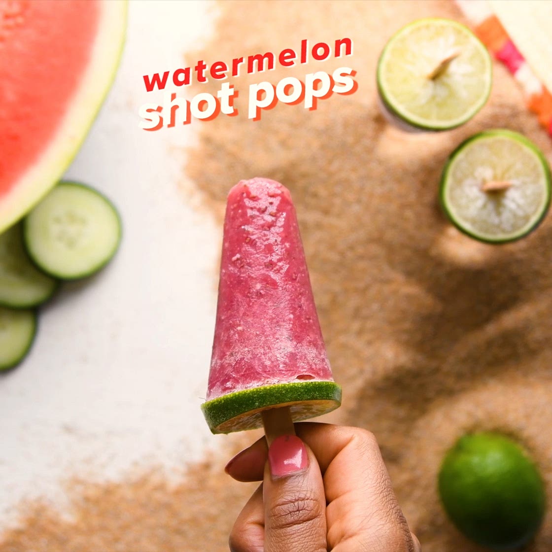 Watermelon Shot Pops