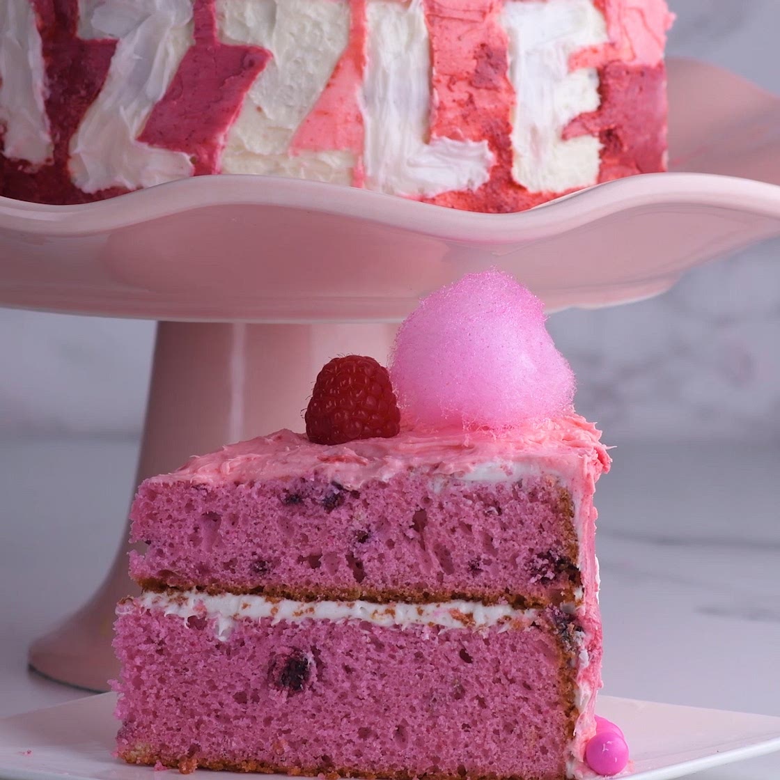 Cotton Candy Cake